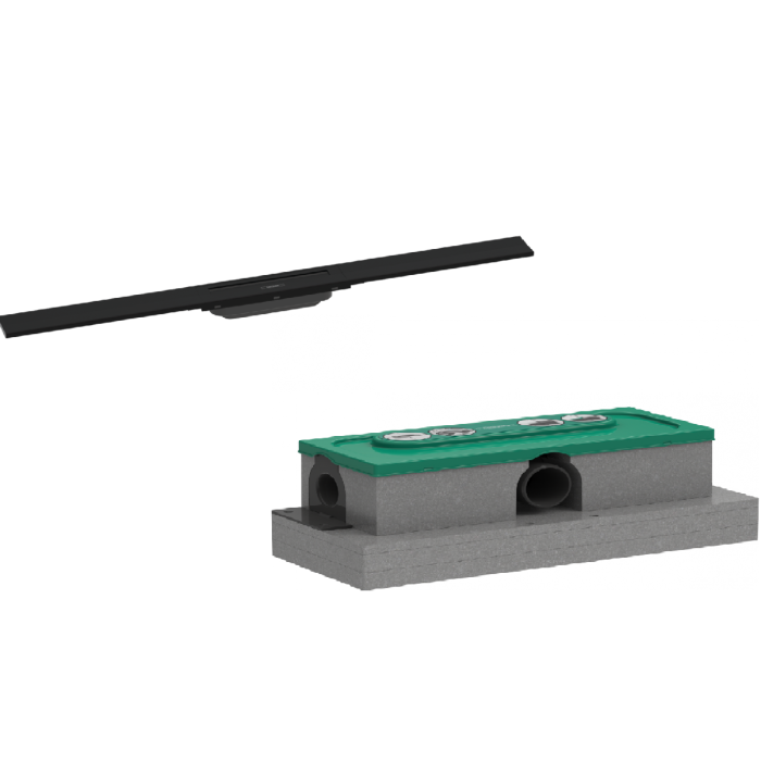 Shower channel sets HANSGROHE RainDrain Flex + uBox