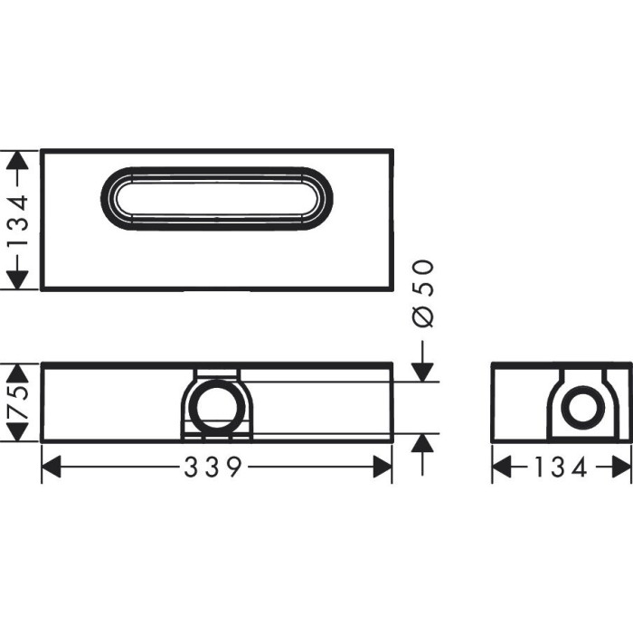 Наборы душевых лотков HANSGROHE RainDrain Flex + uBox