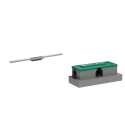 Dušo noteku komplekti HANSGROHE RainDrain Flex + uBox