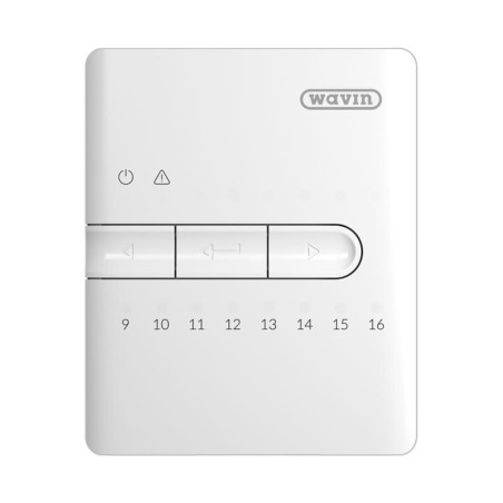 Floor heating controller block expansion module WAVIN Sentio EU-206-A, 8 channels/16 outputs
