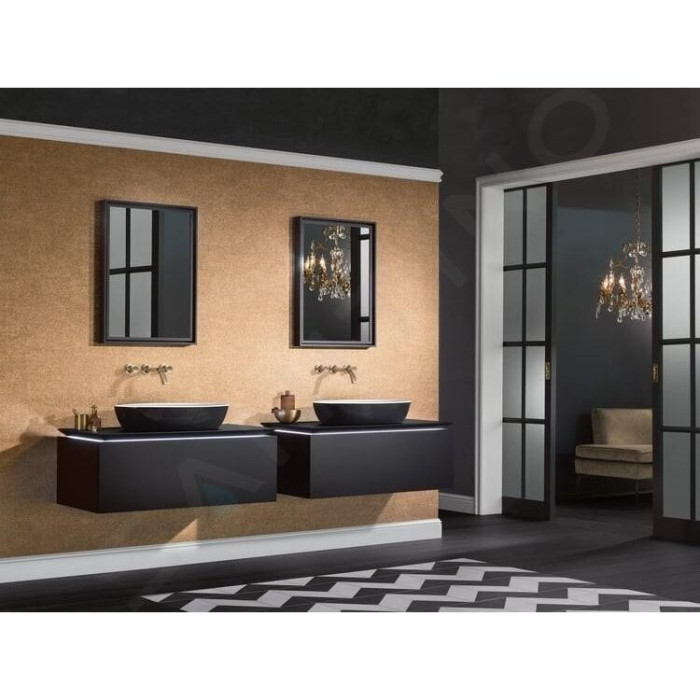 Izlietne VILLEROY & BOCH Artis, melnā spalva 58 x 38 cm