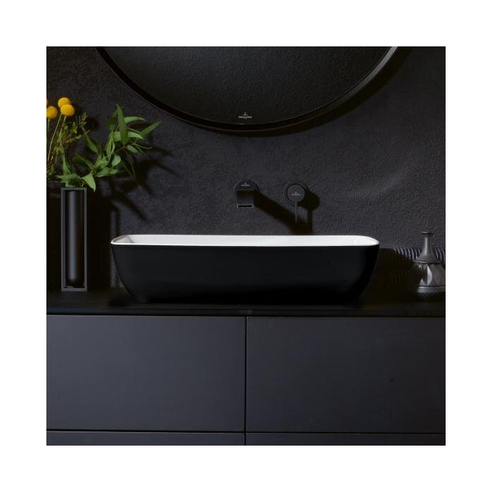 Izlietne VILLEROY & BOCH Artis, melnā spalva 58 x 38 cm