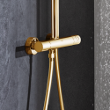 GROHE Euphoria 310 thermostatic bath-shower system with Euphoria 110 handheld shower massage