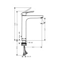 Izlietnes jaucējkrāns HANSGROHE Logis E ar 230, 71162000
