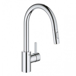 Virtuves (izlietnes) maisītājs ar dušas galvu GROHE Eurosmart Cosmo, 31481001