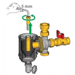 Магнитный грязеотделитель с сепаратором GIACOMINI 3/4"", R146CX004