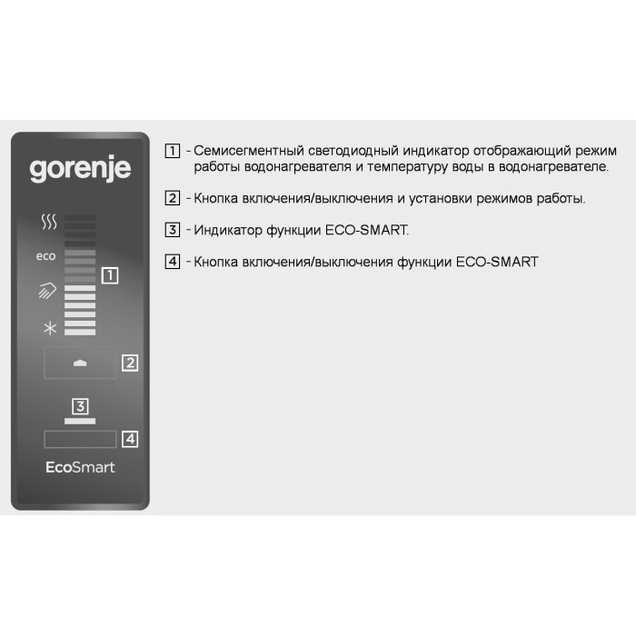 Электрический водонагреватель GORENJE 100, OGBS100OR