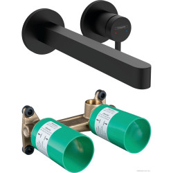 Встраиваемый смеситель для раковины с встраиваемой частью HANSGROHE Finoris 76050670 + 13622180