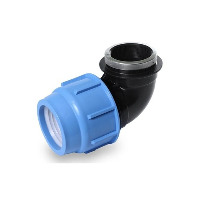 Plastmasas aizveramā elkoņa PE caurulei SAB 32 x 1/2"" vidus
