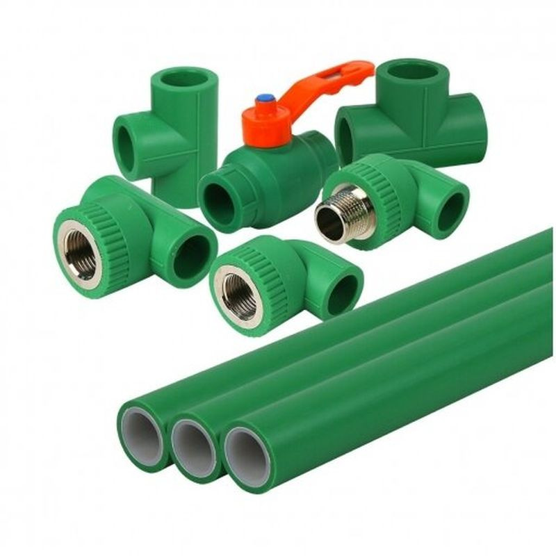 PP-R soldered pipes and connectors
