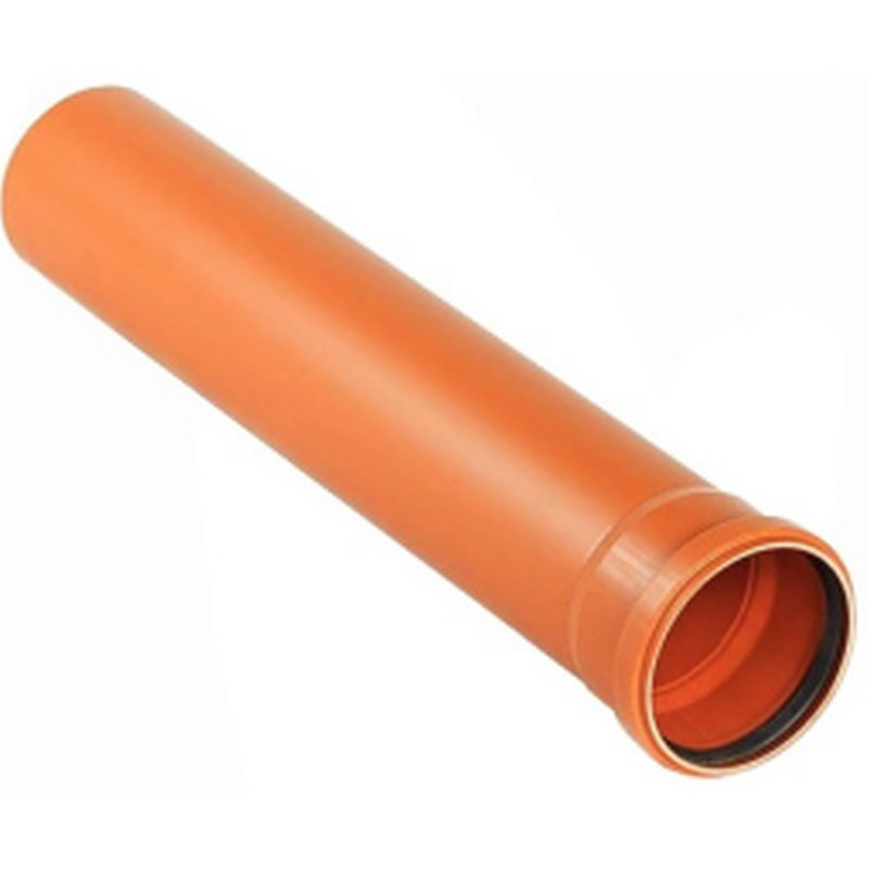 Outdoor sewage pipes